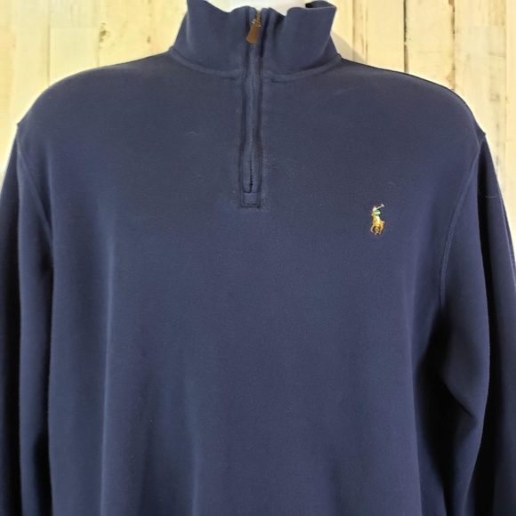Polo Ralph Lauren Mens 1/4 Zip Pullover Shirt L - Picture 2 of 6